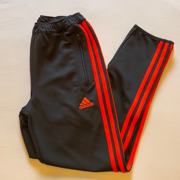 Adidas Track Pants/Joggers - Red and Navy Blue - Picture 2 of 7